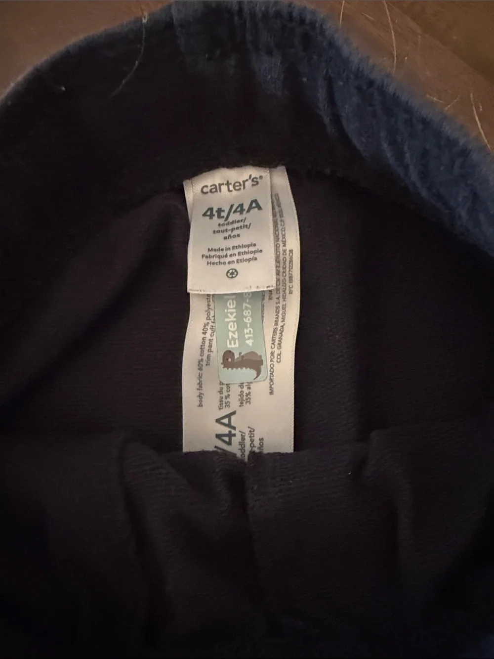 Carter’s Black Jogger Sweatpants 4T